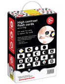 Flashcards 10un Alto Contraste 0 meses + com argola