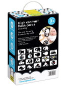Flashcards 10un Alto Contraste 3 meses + com argola