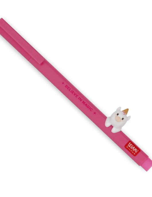 Gel Pen with "Believe in Magic" Unicorn Animal Decoration - Lovely Friends