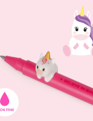 Gel Pen with "Believe in Magic" Unicorn Animal Decoration - Lovely Friends