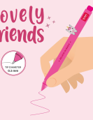 Gel Pen with "Believe in Magic" Unicorn Animal Decoration - Lovely Friends
