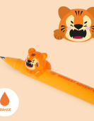 Gel Pen with "Grrreat Adventures" Tiger Animal Decoration - Lovely Friends