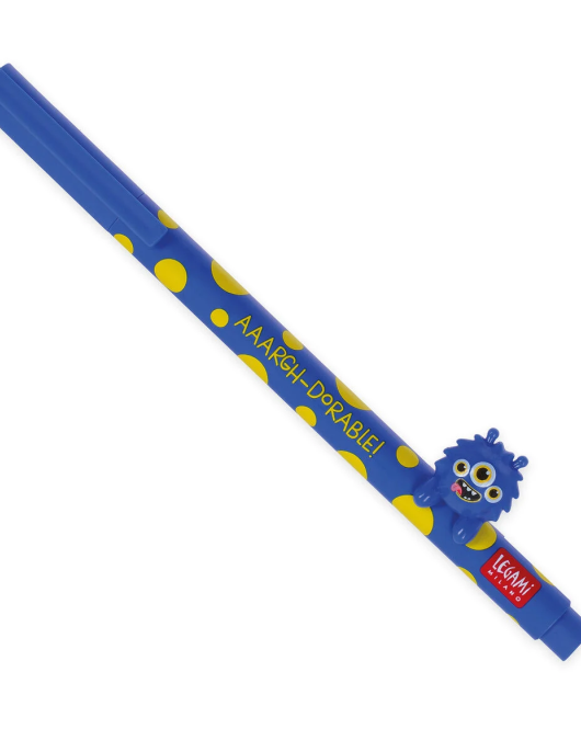 Gel Pen with "Aaargh-dorable!" Monster Animal Decoration - Lovely Friends