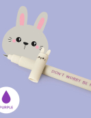 "Don't Worry Be Hoppy" Bunny Erasable Gel Pen - Erasable Pen