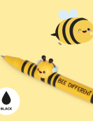 Gel Pen with "Bee Different" Bee Animal Decoration - Lovely Friends