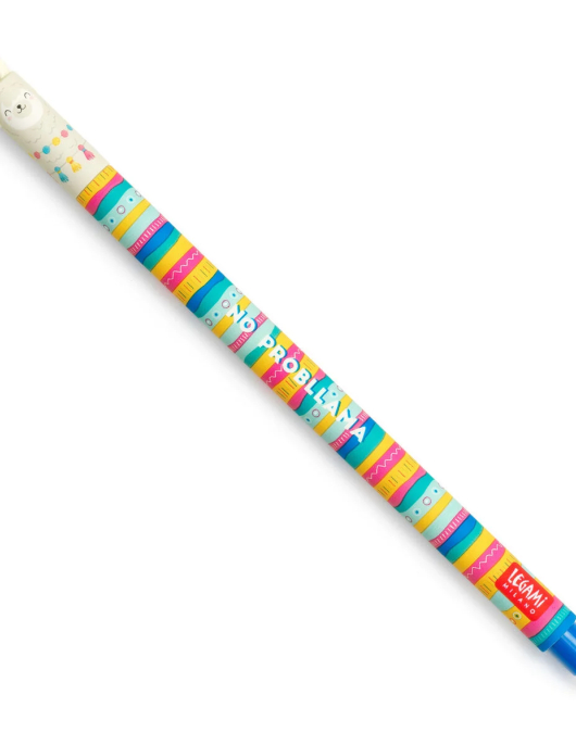 "No Probllama" Llama Erasable Gel Pen - Erasable Pen