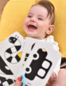 Flashcards 10un Alto Contraste 3 meses + com argola
