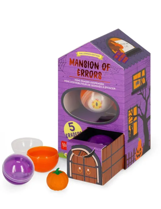 Mini Dispensador de Borrachas Legami Halloween – Mansion of Errors