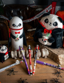 Peluche Super Soft Legami Halloween – Bam-Boo! Panda Vampiro