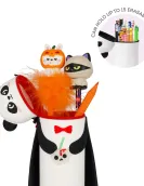 Estojo silicone 2 em 1 Legami Halloween – Trick or Treat Panda Vampiro