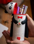 Estojo silicone 2 em 1 Legami Halloween – Trick or Treat Panda Vampiro