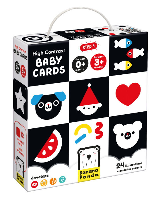 Flashcards 24un de Alto Contraste (0 e 3 meses+)
