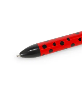 Ladybug Two-Colour Ballpoint Pen - Click&amp;Clack
