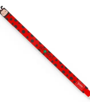 "Get Lucky" Ladybug Erasable Gel Pen - Erasable Pen