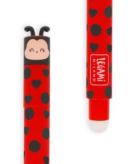 "Get Lucky" Ladybug Erasable Gel Pen - Erasable Pen