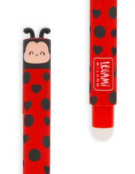 "Get Lucky" Ladybug Erasable Gel Pen - Erasable Pen