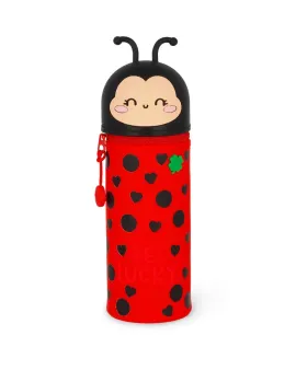 Ladybug "Get Lucky" 2-in-1 Silicone Pencil Case