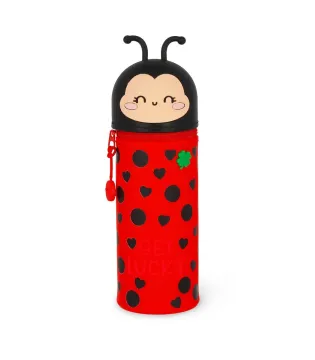 Ladybug "Get Lucky" 2-in-1 Silicone Pencil Case