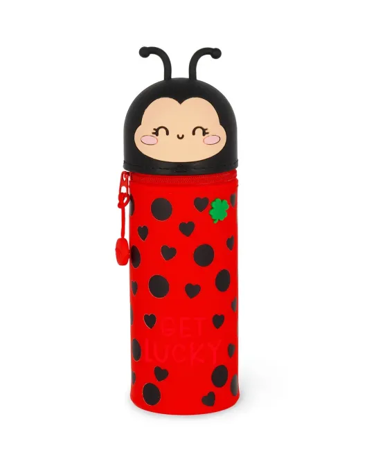 Ladybug "Get Lucky" 2-in-1 Silicone Pencil Case