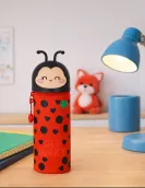 Ladybug "Get Lucky" 2-in-1 Silicone Pencil Case