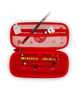 Ladybug Rigid Transparent Pencil Case - WonderWow