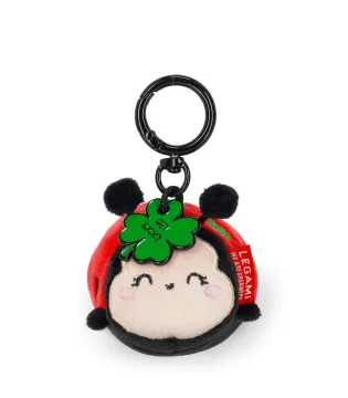 Ladybug Plush Key Ring - Tiny Super Soft!