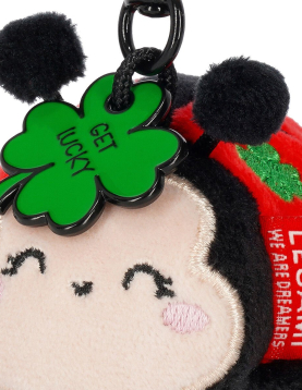 Ladybug Plush Key Ring - Tiny Super Soft!