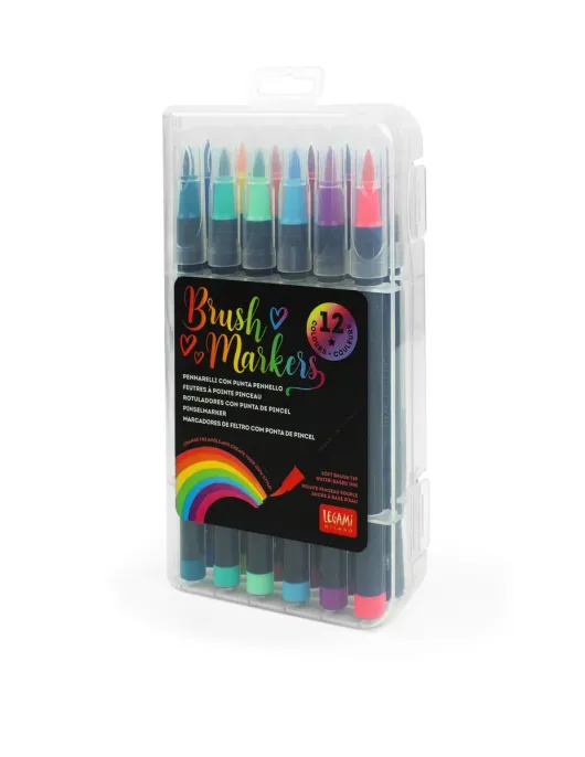 Conjunto 12 Brush Markers