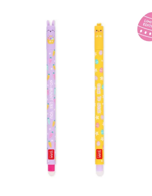 Set of 2 Erasable Gel Pens - The Hoppy Easter
