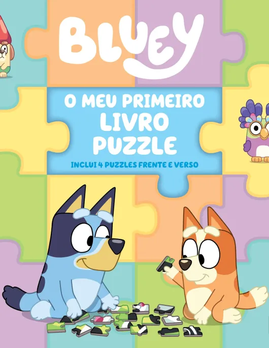 Bluey: O Meu Primeiro Livro Puzzle
