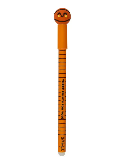 Caneta Apagável Bo-Bo - Basketball "Three Points For You"