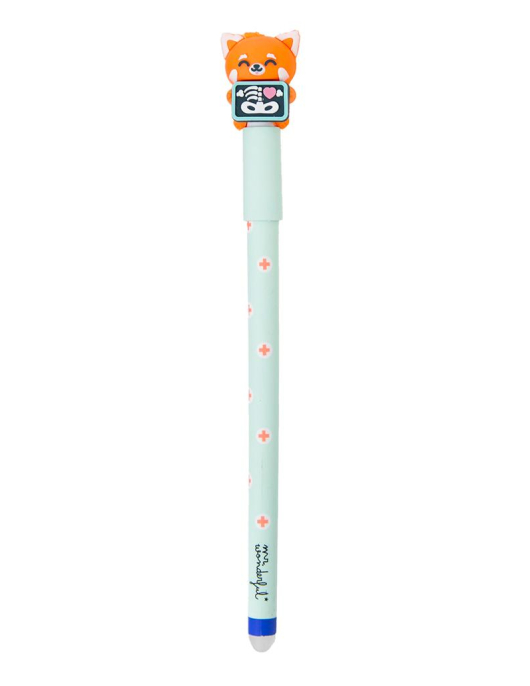 Caneta Apagável Bo-Bo - Panda Vermelho com RX