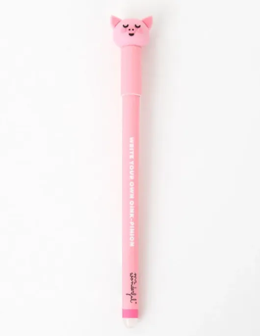 Caneta Apagável Bo-Bo - Porco "Write Your Own Oink-Pinion"