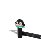 Conjunto 3 Canetas Apagáveis Natal Bo-Bo - Pinguim, Rena e Pai Natal