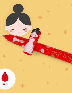 Conjunto de 3 Canetas de Gel Apagáveis ​​- O Quebra-Nozes