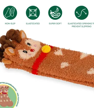 Reindeer Meias Antiderrapantes Kids - It's a Match! TAM 26 - 34