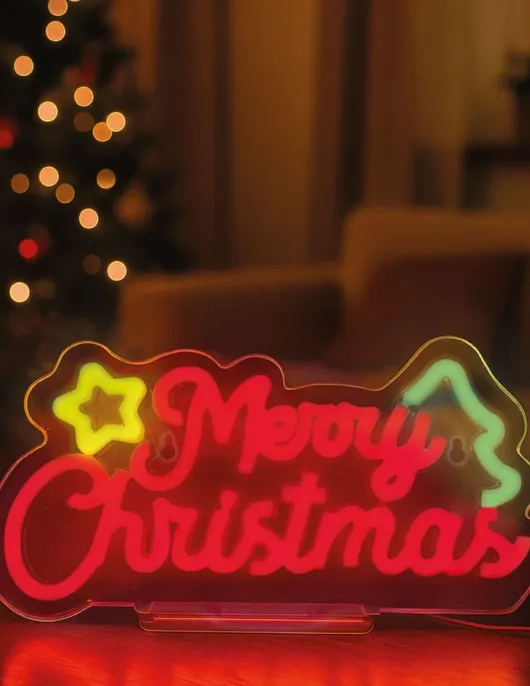 Candeeiro Neon: It's a Sign - Merry Christmas