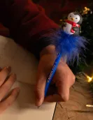 Caneta com Luz Christmas Pinguim - Writing is Magic