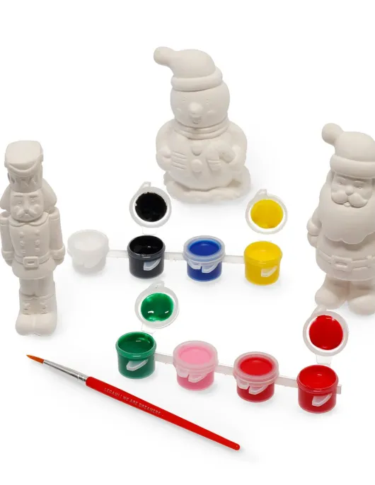 Kit de Decoração de Figuras de Natal para Pintar - Paint Your Christmas