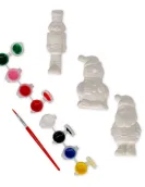 Kit de Decoração de Figuras de Natal para Pintar - Paint Your Christmas