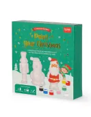 Kit de Decoração de Figuras de Natal para Pintar - Paint Your Christmas
