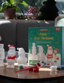 Kit de Decoração de Figuras de Natal para Pintar - Paint Your Christmas