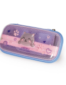Kitty Rigid Transparent Pencil Case - WonderWow