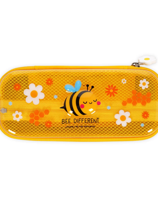 Bee Rigid Transparent Pencil Case - WonderWow