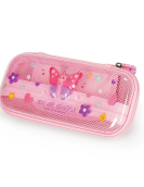 Butterfly Rigid Transparent Pencil Case - WonderWow