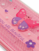 Butterfly Rigid Transparent Pencil Case - WonderWow