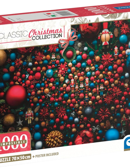 Puzzle Clementoni Classic Christmas Collection Impossible - Christmas Vibes 1000 peças