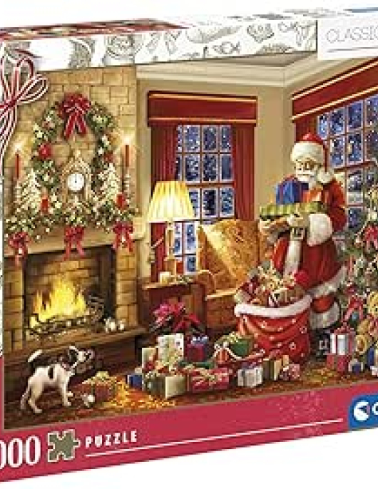 Puzzle Clementoni Classic Christmas Collection - Santa's Visit 1000 peças