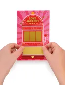 Scratch to Reveal Greeting Card - Love Jackpot