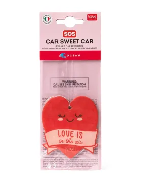 Car Air Freshener - Heart - SOS Car Sweet Car